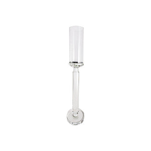 Crystal Glass Cylinder Candle Holder Clear (60cmH)