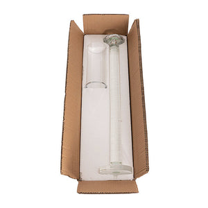 Crystal Glass Cylinder Candle Holder Clear (81cmH)