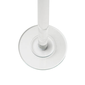 Crystal Glass Single Pillar Candle Holder Clear (100cmH)