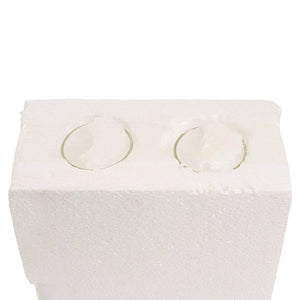 Candelabra Glass Hurricane Sleeve Pack 2 (6cmDx30cmH)