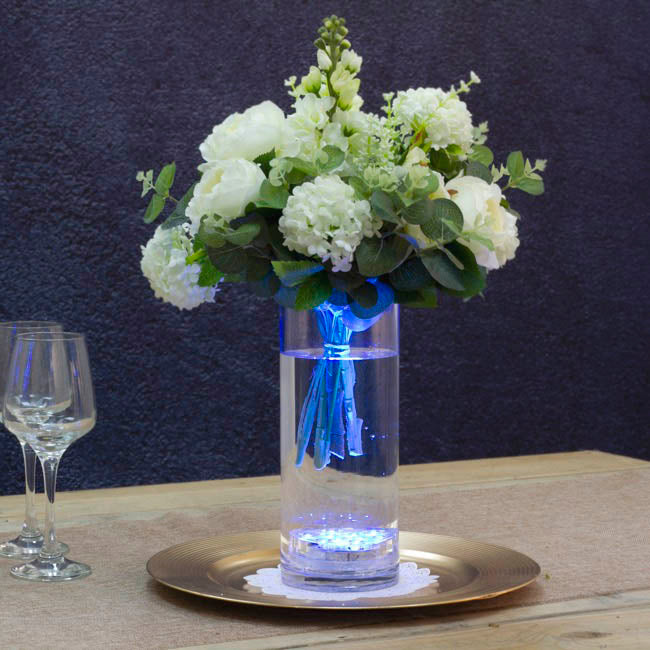 Submersible Illuminating LED Centrepiece Remote Control 7cmD