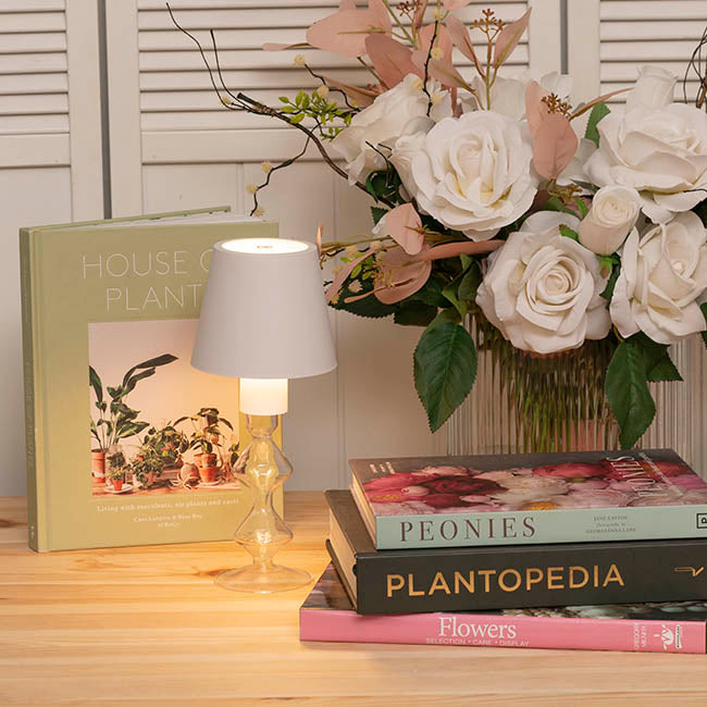 Wireless LED Bottle Lamp White (11x13.5cmH)