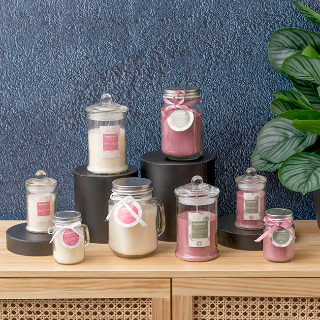 Scented Bonnie Jar Candle Vanilla & Tuberose 90g (6x11cmH)