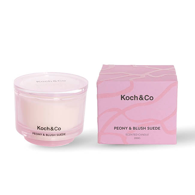 Fragrance Soy Candle Mystical Peony&Blush Suede (9x7cm) 200g