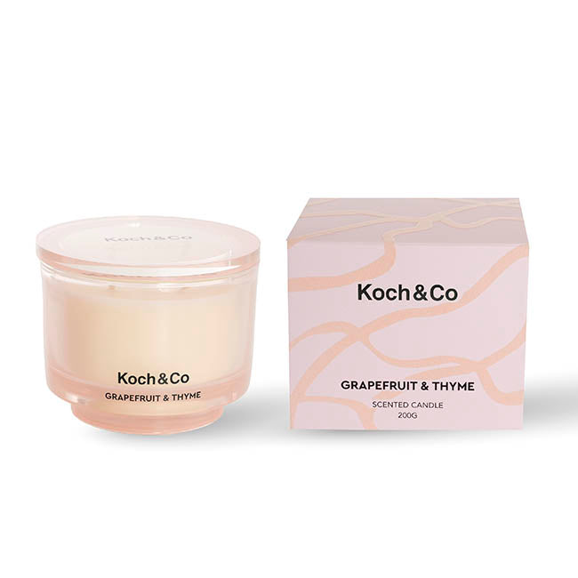 Fragrance Soy Candle Mystical Grapefruit&Thyme (9x7cmH) 200g
