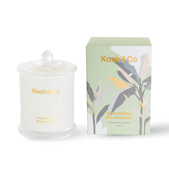 Fragrance Soy Candle Leisure Watermelon & Lemonade 360g