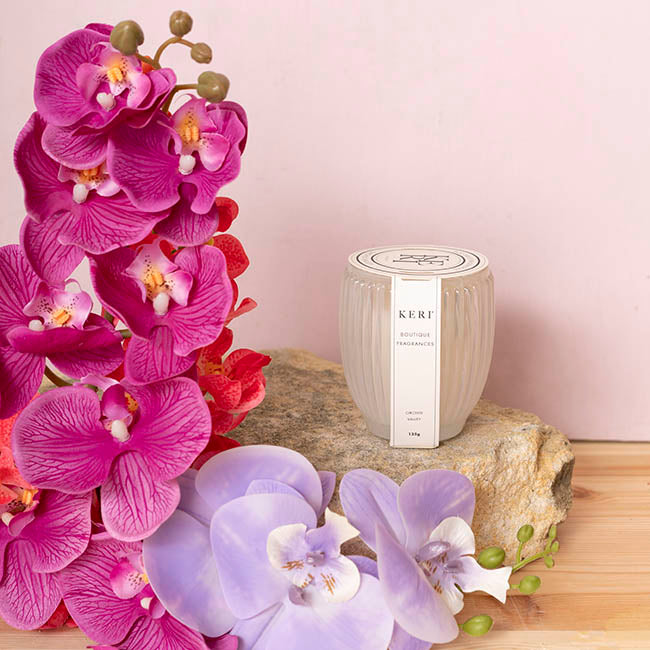 Scented Candle Grovedale Jar Orchid Valley (8x10cmH) 135g
