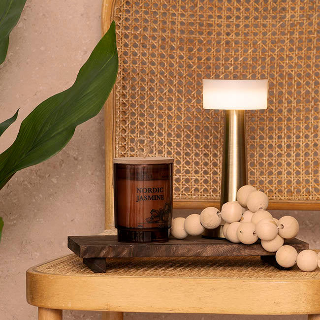 Scented Candle Verde Jar Nordic Jasmine (8x10.5cmH) 230g