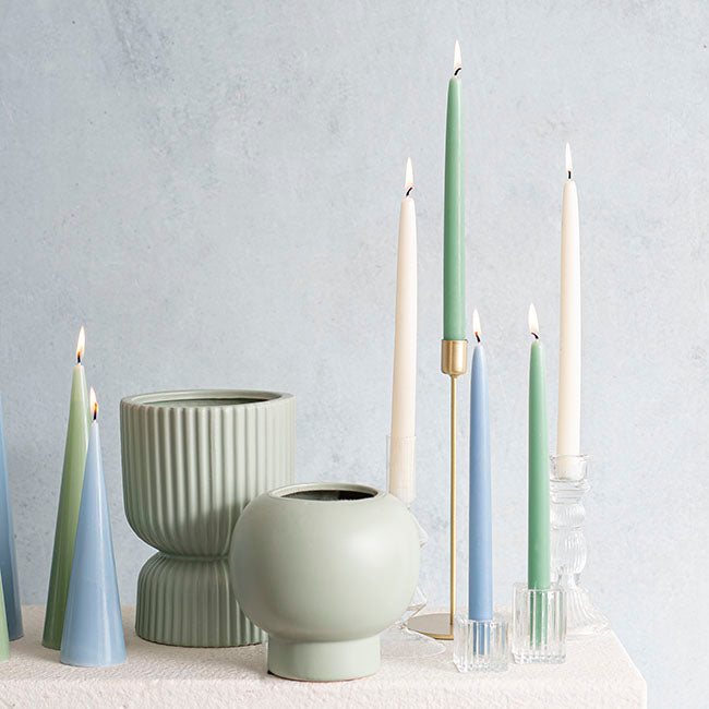 Signature Taper Dinner Candle Pack 2 French Blue (2x25cmH)