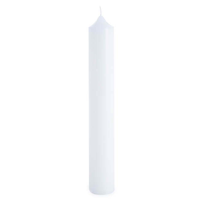 Church Pillar Candle White (7x40cmH) 180Hr