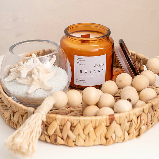 Scented Candle Botany Jar White Jasmine (400g)