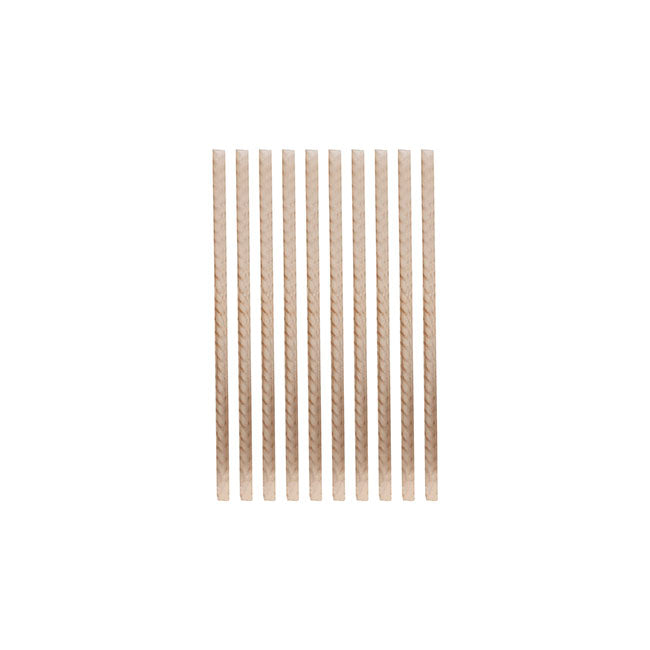 Premium Natural Candle Sand Wax Wicks 100 Packs (6cm Each)