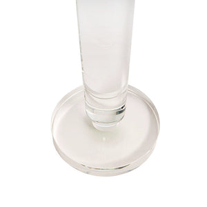 Crystal Glass Cylinder Candle Holder Clear (60cmH)
