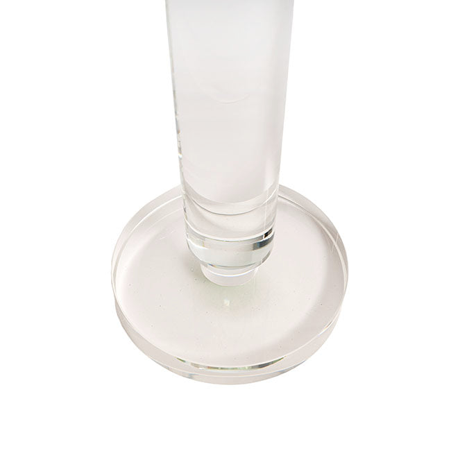 Crystal Glass Cylinder Candle Holder Clear (60cmH)