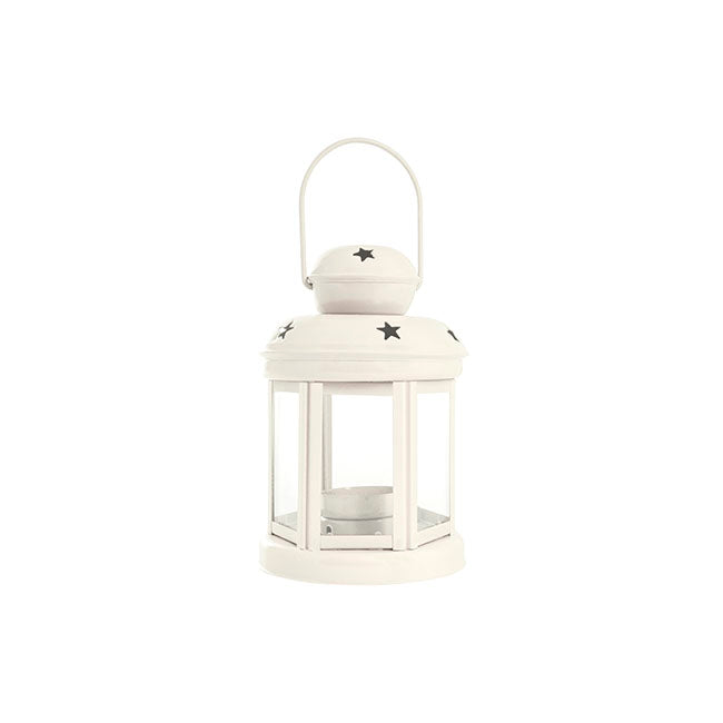 Twilight Metal Hanging Lantern Cream (10x15cmH)