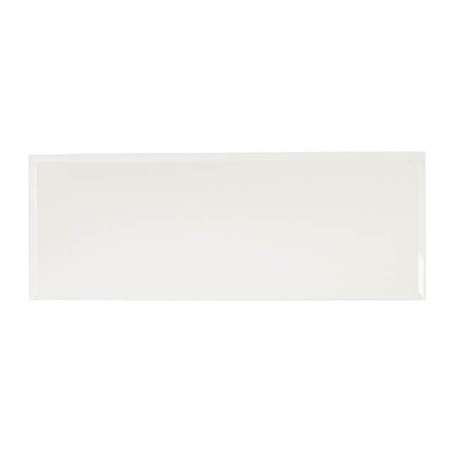 Rectangle Mirror Glass Bevelled Plate Pack2 Silver(40x15cmH)