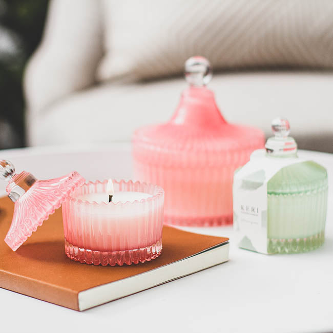 Scented Jar Candle Delight Lemongrass 100g (10.5x12.5cmH)