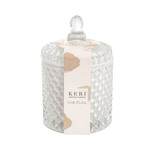 Scented Jar Candle Delight Wild Orchid 180g (8.5x13cmH)