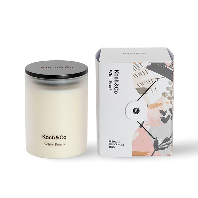 Fragrance Soy Candle White Peach (8x10.5cmH) 350g