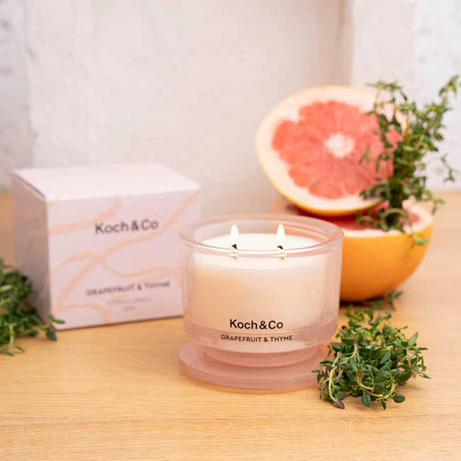 Fragrance Soy Candle Mystical Grapefruit&Thyme (9x7cmH) 200g