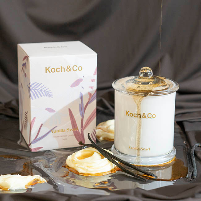 Fragrance Soy Candle Leisure Vanilla Swirl (10x14.5cmH) 360g