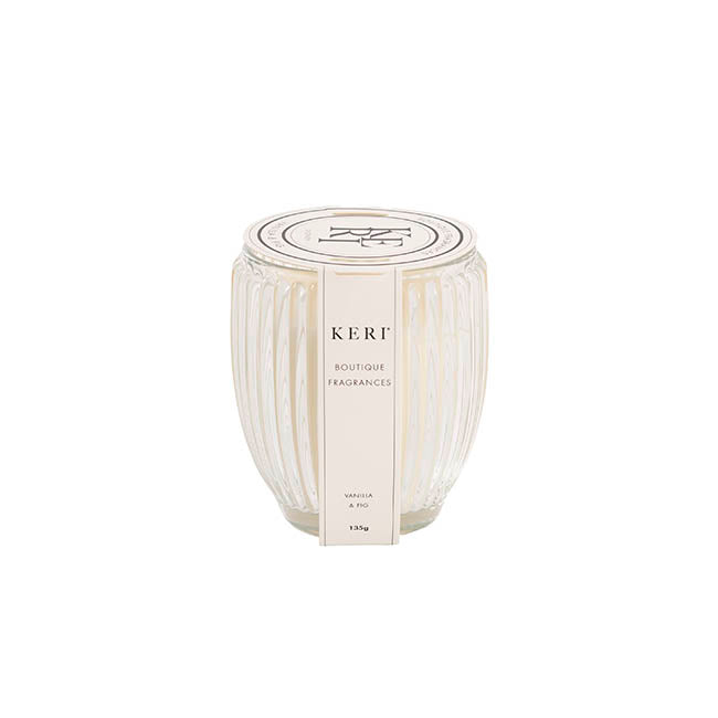 Scented Candle Grovedale Jar Vanilla & Fig (8x10cmH) 135g