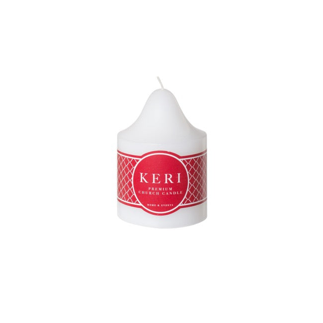 Church Pillar Candle White (7x10cmH) 50Hr