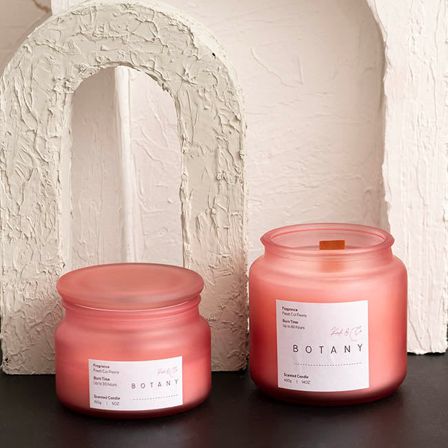 Scented Candle Botany Jar Fresh Cut Peony (150g)
