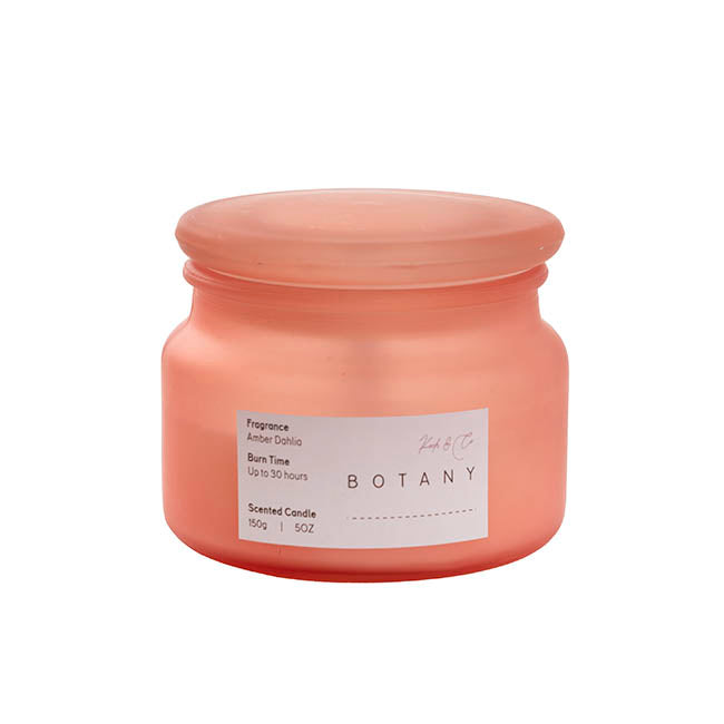 Scented Candle Botany Jar Amber Dahlia (150g)