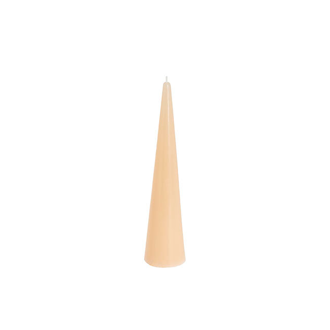 Fleur Cone Candle Nude (5.5x20cmH)