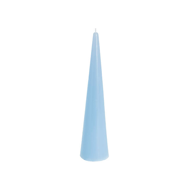 Fleur Cone Candle French Blue (6.5x25cmH)
